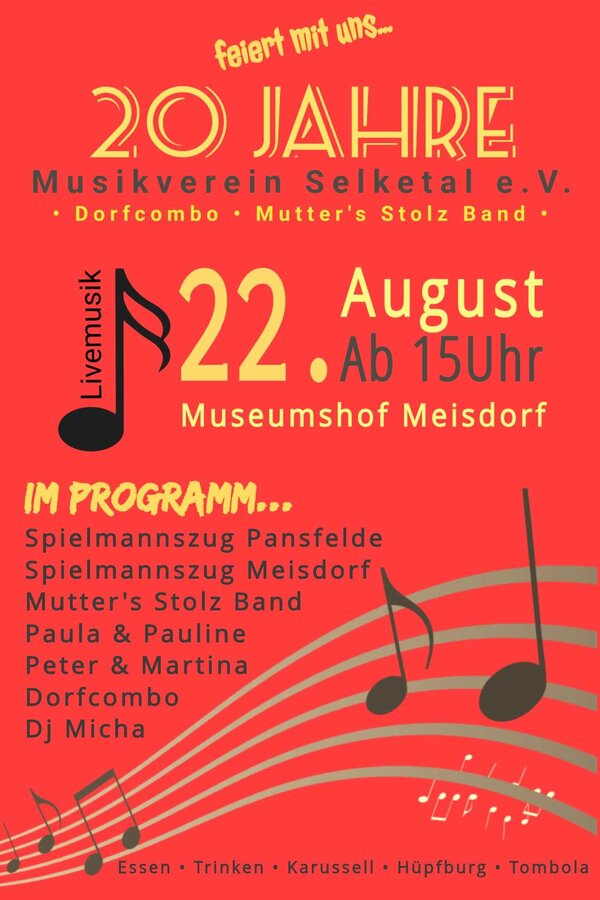 Bild vergr&ouml;&szlig;ern: 20 Jahre Musikverein Meisdorf