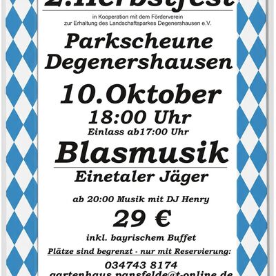 Herbstfest Gartenhaus 