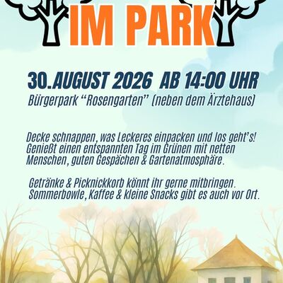 Picknick im Park in Hoym 