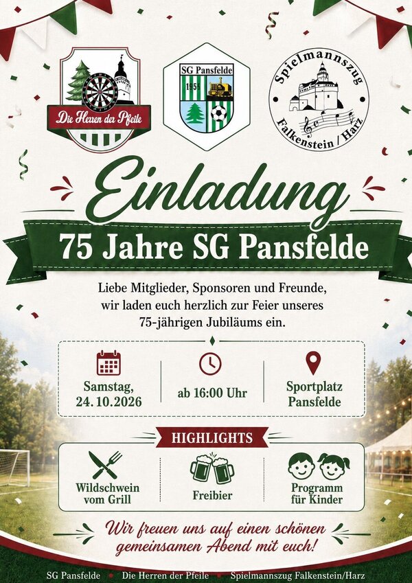 Bild vergr&ouml;&szlig;ern: 75 Jahre SG Pansfelde