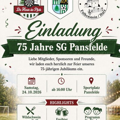 75 Jahre SG Pansfelde 