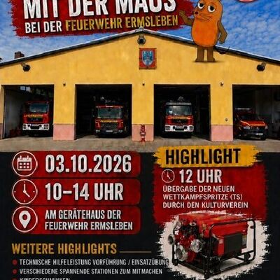 Tag der offenen Tür - Feuerwehr Ermsleben 