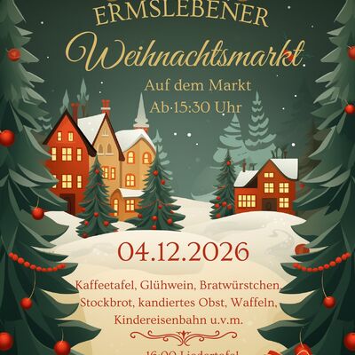 Weihnachtsmarkt Ermsleben 