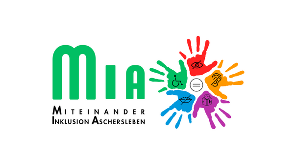 Logo des Inklusionsnetzwerkes Miteinander Inklusion Aschersleben MIA