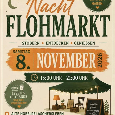 (Nacht)Flohmarkt in der Alten Hobelei