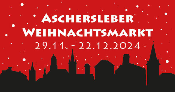 Bild vergrößern: Der Aschersleber Weihnachtsmarkt findet vom 28.11 bis 22.12 auf dem Marktplatz statt