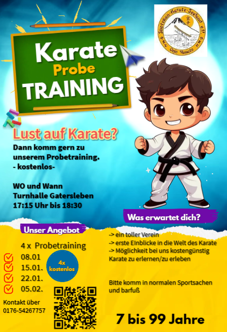 Bild vergrößern: Karate Probetraining