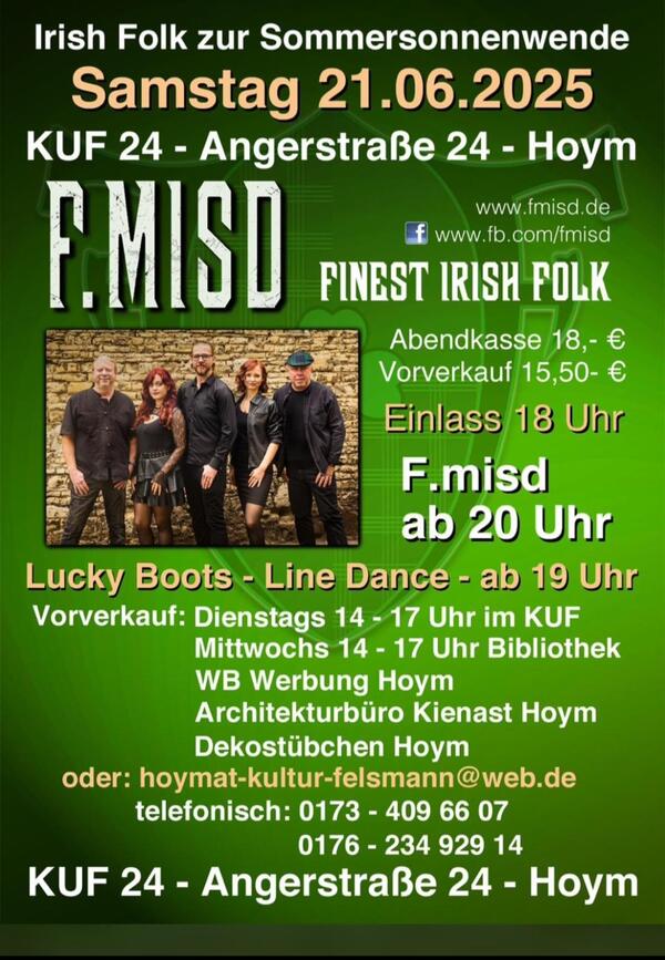 Bild vergrößern: Irish Folk in Hoym