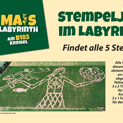 Bild vergrößern: Stempeljagd im Maislabyrinth
