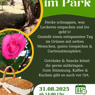 Picknick im Park Plakat