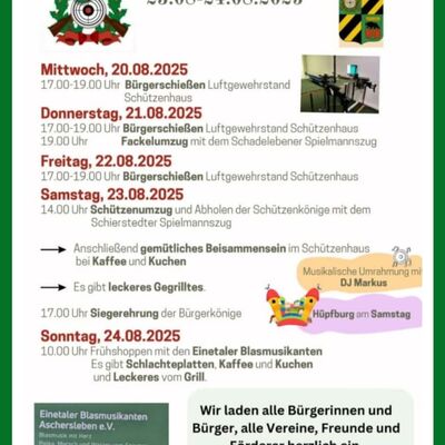 Schützenfest Frose