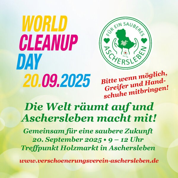 World Cleanup Day Aschersleben