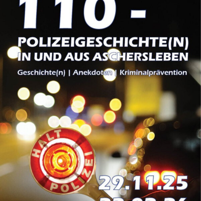 110 Polizeigeschichten in und aus Asl