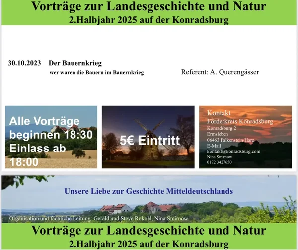 Vorträge zur Landesgeschichte und Natur 1