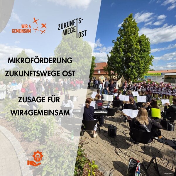 Förderzusage für Kulturprojekt Wir4Gemeinsam