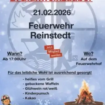 Plakat Glühweinzauber mit der Freiwilligen Feuerwehr Meisdorf
