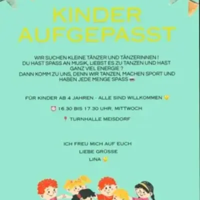 Kindertanzen beim SV Germania Meisdorf