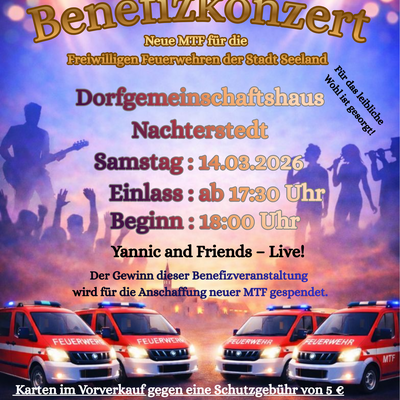 Benefizkonzert Plakat (303 x 426 mm)