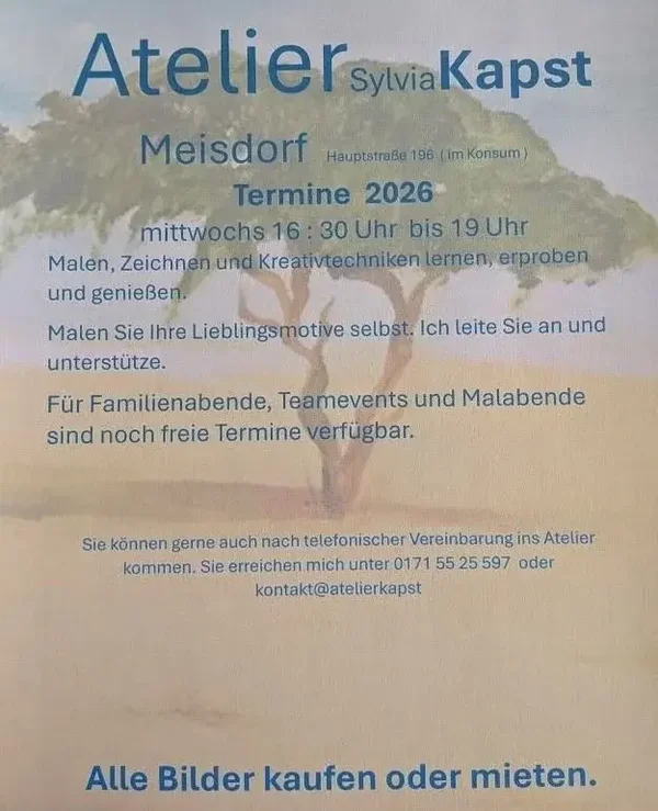 Bild vergr&ouml;&szlig;ern: Workshop - Kreativzeit im Atelier Kapst