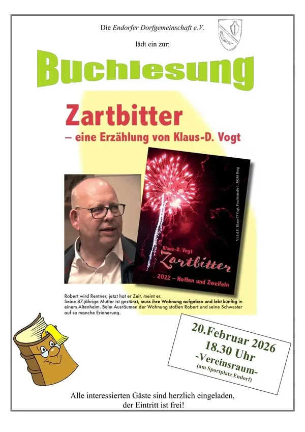 Bild vergr&ouml;&szlig;ern: Buchlesung in Endorf