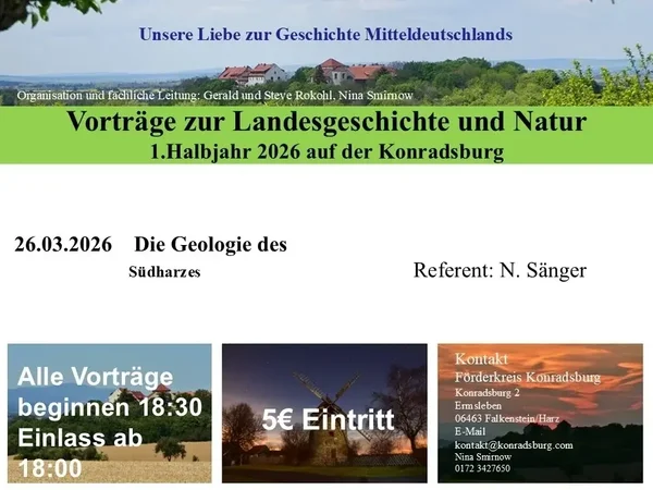 Spannende Vorträge zur Landesgeschichte und Natur 