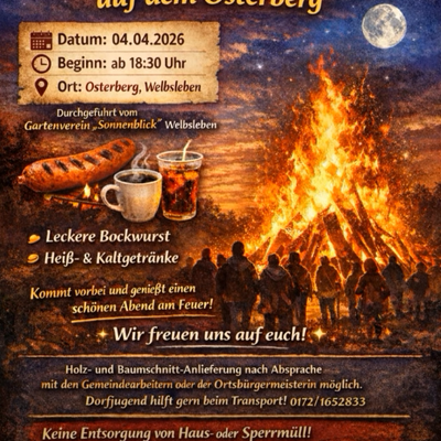 Osterfeuer Welbsleben