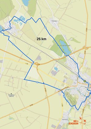 Vorschau 25km Route