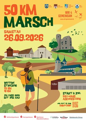 Bild vergr&ouml;&szlig;ern: 50km Marsch "Wir4Gemeinsam- Plakat