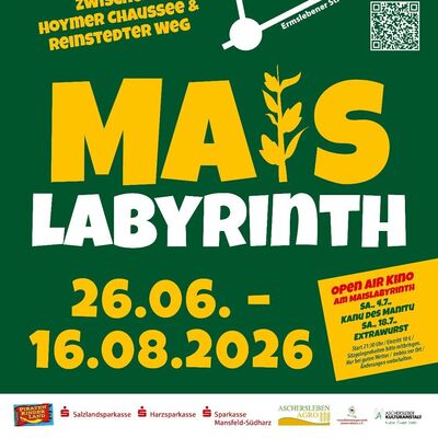 Flyer Maislabyrinth 2026 