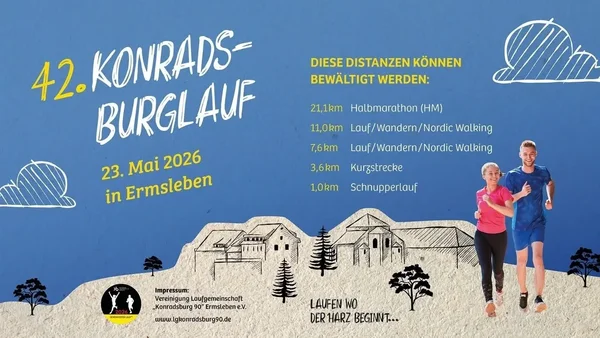 Konradsburglauf 2026 in Falkenstein/Harz