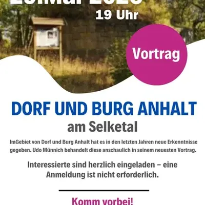Vortrag in Pansfelde 