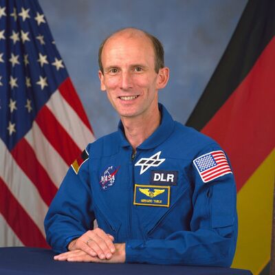 Der deutsche Astronaut Gehard Thiele